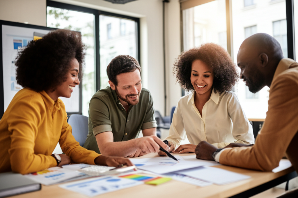 People enjoying financial freedom